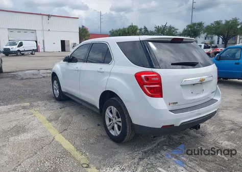 2016 Chevrolet Equinox Ls из США, поврежденный, VIN 2GNALBEK7G1180052